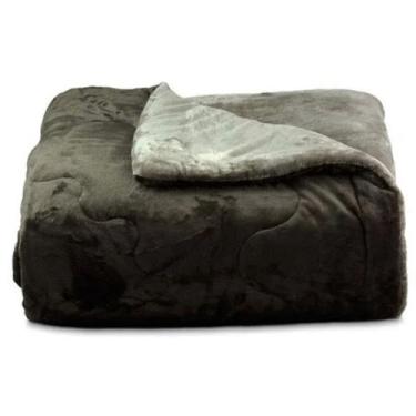 Imagem de Edredom Buettner Casal Plush Flannel Dupla Face 220mx240m Chocolate Es