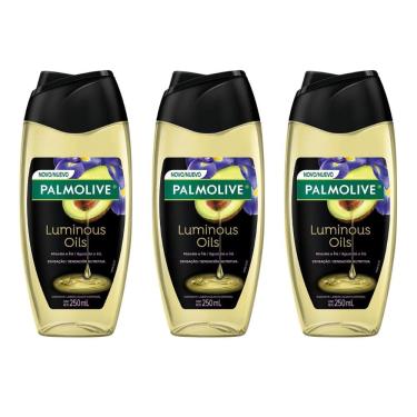 Imagem de Kit 3 Sabonete Líquido Palmolive Luminous Abacate e Iris 250ml
