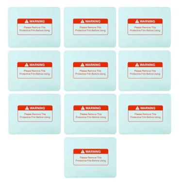 Imagem de Irfora 10pcs Soldagem Capacete Tampa de Lente Placa de Proteção Transparente 116 X 90mm, Com Artesanato, Feito de Policarbonato para Soldagem