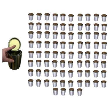 Imagem de Kit 84 Lata Vazia 900ml Artesanato Carne Banha Tinta B.Agua - LataNova