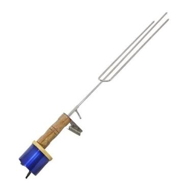 Imagem de Espeto Giratorio Eletrico Bivolt Triplo - AZUL - Gastrobel