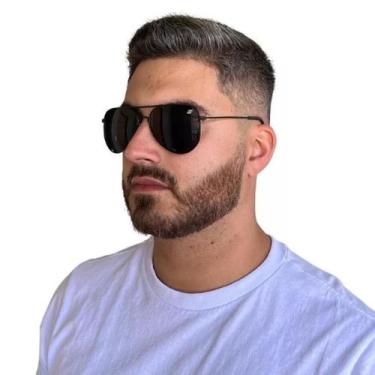 Imagem de Óculos De Sol Aviador Tradicional Feminino Masculino UV400 - FINOTI, P