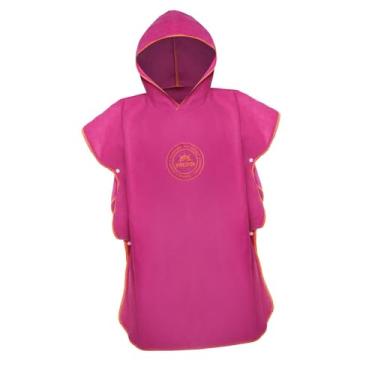 Imagem de Colaxi Poncho de microfibra com capuz para troca de roupa de mergulho, resistente, multifuncional, essencial, secagem rápida, absorvente para natação, Roxo