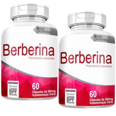 Imagem de Berberina Smart Nutrition, 120 Cápsulas, 500mg, Phellodendron amurense, Suplementação Diária