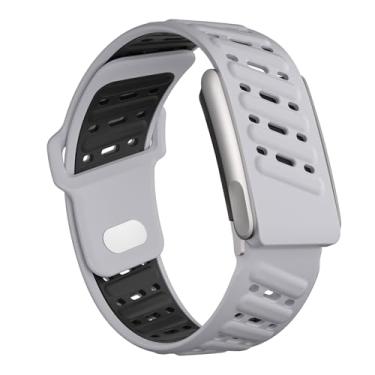 Imagem de Y-Kocos Pulseira esportiva de bíceps compatível com WHOOP 5.0/MG SportFlex -ECG, pulseira de substituição respirável de silicone macio ajustável à prova d'água para Whoop 5.0, acessório para saúde e