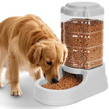 Imagem de Kenond Alimentador de cachorro grande por gravidade 9,5L, dispensador automático de comida para cães, adequado para uso interno/externo