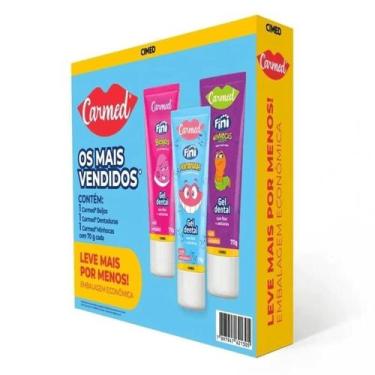 Imagem de Carmed Kit Gel Dental Com Fluor Fini com 3 unidades 70G cada - Cimed
