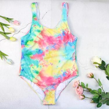 Imagem de Roupa de banho feminina moda sexy plus size impressão maiô de uma peça