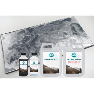 Imagem de Kit Bancada Metálico Prata Platinum / Cinza Ferro Ag