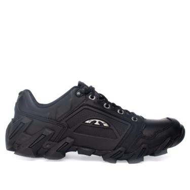 Imagem de Tênis Masculino Bull Terrier Titanium Low Couro Preto, Preto, 40