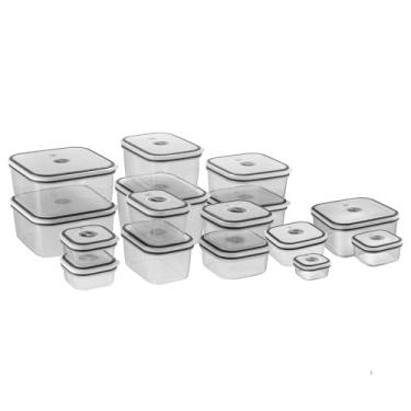 Imagem de Electrolux Kit 16 Potes Herméticos de Plástico Retangular