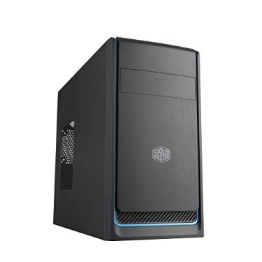 Imagem de Gabinete Cooler Master MasterBox E300L Azul, M-ATX, Lateral Fechada, Com Baia ODD