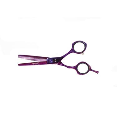 Imagem de Tesoura Desfiadeira Salles Profissional 5.5 Roxa