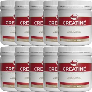 Imagem de Kit 10X Creatine Monohidratada - 300g - Vitafor-Masculino