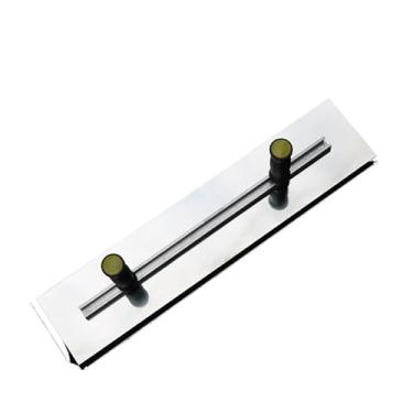 Imagem de Desempenadeira de Aço Inox Lisa Alça Dupla para Massa Corrida e Texturas Profissional(55cm)