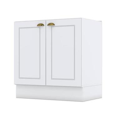 Imagem de Balcão 2 Portas 80 cm Nova York Branco HP  Henn