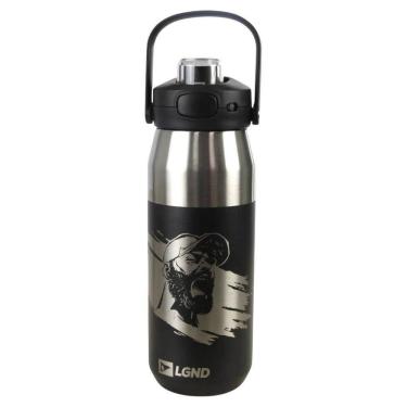 Imagem de Garrafa Térmica Inoxidável Ahu Legendários 750Ml - Preta