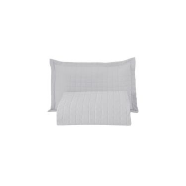 Imagem de Kit Cobre Leito Matelado Copacabana 2 Peças Solteiro 100% Poliéster Percal 300 Fios - Branco