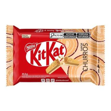 Imagem de Chocolate Nestle KitKat Churros 4 Fingers 41,5g - Embalagem com 24 Uni