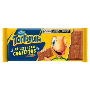 Imagem de Chocolate Arcor Tortuguita ao Leite com Confeitos 80g