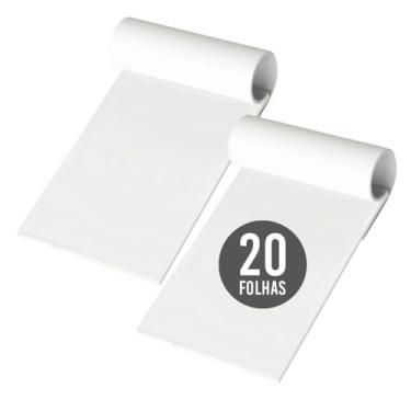 Imagem de Bloco Flip Chart Refil de Folhas para Cavalete 2 Blocos com 20 Folhas Cada