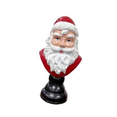 Imagem de Esquirla Escultura de resina de do Papai Noel, presente para mesa, decoração de Natal, artesanato para o Ano, decoração de prateleira de, 15cm