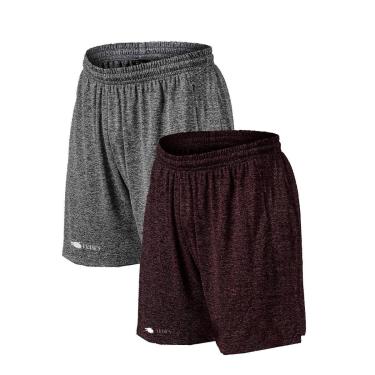 Imagem de Kit 2 Short Bermuda Plus Size Dry Academia Treino-Masculino