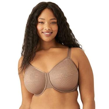 Imagem de Wacoal Sutiã minimizador de efeitos visuais feminino, Cinza-acastanhado profundo, 36DDD