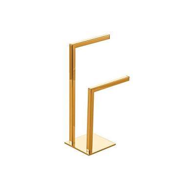 Imagem de Porta Toalha Duplo de Bancada Para Banheiro Baixo Cipó Pingoo.casa - D