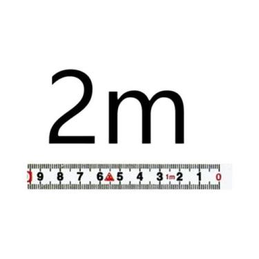 Imagem de Fita Métrica Autoadesiva Para Trilho De Esquadria, Régua De Aço Métric