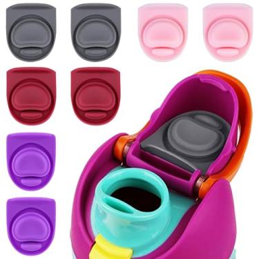 Imagem de BMSQOFD 8 peças de rolha de vedação de borracha de substituição compatível com Owala FreeSip 947 ml, tampa de vedação superior de garrafa para Owala 16/19/24/32/1,134 g tampa de boca de silicone