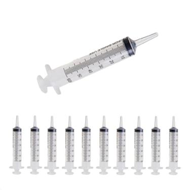 Imagem de Kit com 10 Seringas 60ml Desc sem agulha Bico Cateter