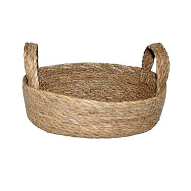 Imagem de Cesta Terra em fibra natural com alca L25xP18xA7cm