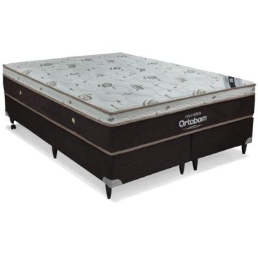 Imagem de Cama Box E Colchão Sleep King – Super King (193x203) – Ortobom