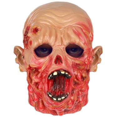 Imagem de Capacete de látex Mask Horror Zombie Scary Trick Cosplay - yiweisai