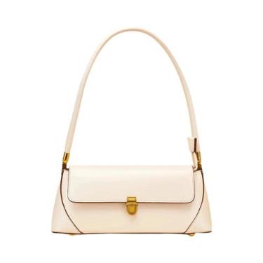 Imagem de Bolsa De Ombro Feminina Vintage Em Couro PU, Bolsa Baguete Francesa Pa