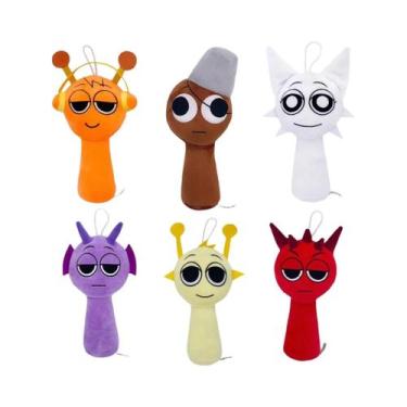 Imagem de Boneco De Pelúcia Infantil Sprunki, Brinquedo De Pelúcia, Almofada De 