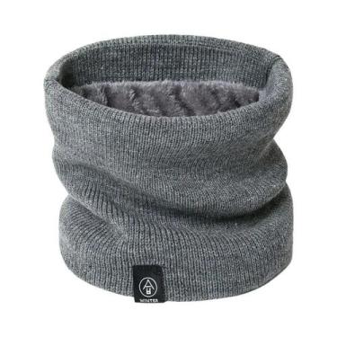 Imagem de Cachecol De Inverno Tricotado Para Mulheres, Quente E Grosso, Tipo Cas