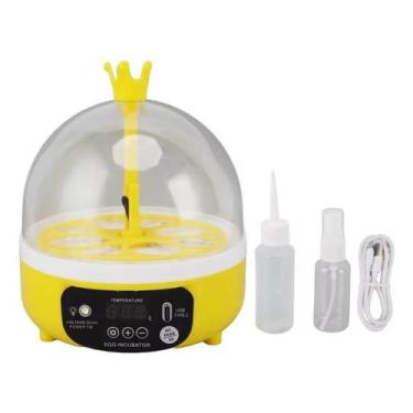 Imagem de Mini Chocadeira Automática Incubadora P/ 4 Ovos Galinha Pato - Pool, P