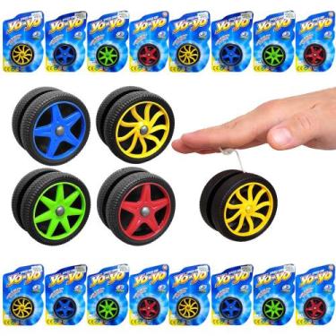 Imagem de 20 Ioiô Roda Carro YoYo brinquedo Festa p/ Sacolinha Surpresa - Miki T