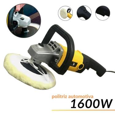 Imagem de Politriz Automotiva Angular Profissional 7 Pol 1600W Máquina Polimento Polir Importway Iwpoa-1600