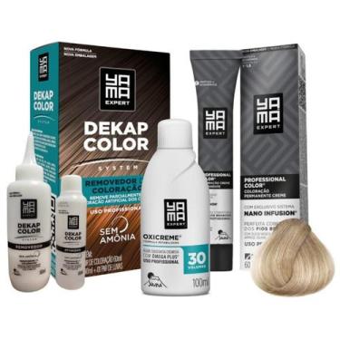 Imagem de Kit Renovação de Cor Dekapcolor 120ml com Coloração 10.1 OX 30V 100ml 