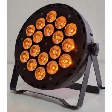 Imagem de Par Slim 18 Leds 6W RgbwaUV OCTALED Dmx - AD LIGHT