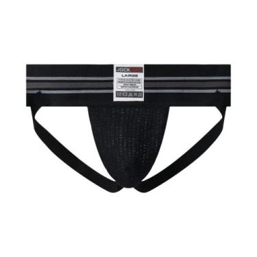 Imagem de Cueca Jockstrap Masculina Com Cós Largo De 3 Polegadas, Bolsa De Malha