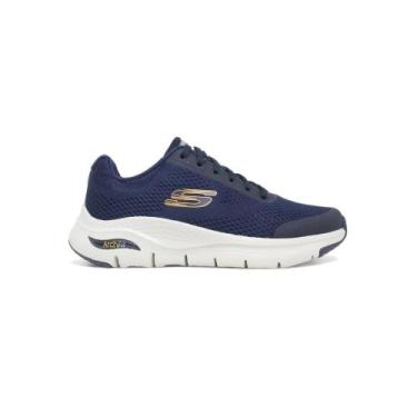 Imagem de Tenis Skechers Arch Fit - masculino - azul e branco, Azl, Bco, 39