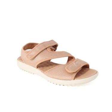 Imagem de Papete Azaleia Nylon Feminino 19096, 38, Marrom, Marrom, Bege