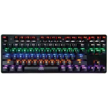 Imagem de Teclado Gamer Mecanico Spectrum LED SWITCH Blue ABNT2 OEX TC602, Preto