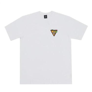 Imagem de Camiseta Volcom Hi Loops SM26 Masculina Branco, Branco, M