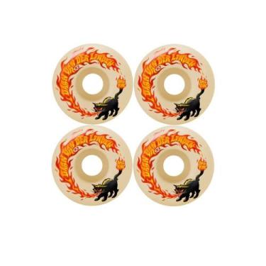 Imagem de Roda Spitfire Formula Four 99 Daan Pyrocat 53mm Tamanho:ÚnicoCor:Branc