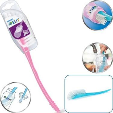 Imagem de Escova Macia para Limpeza Completa de Mamadeiras, Bicos e Garrafas do 